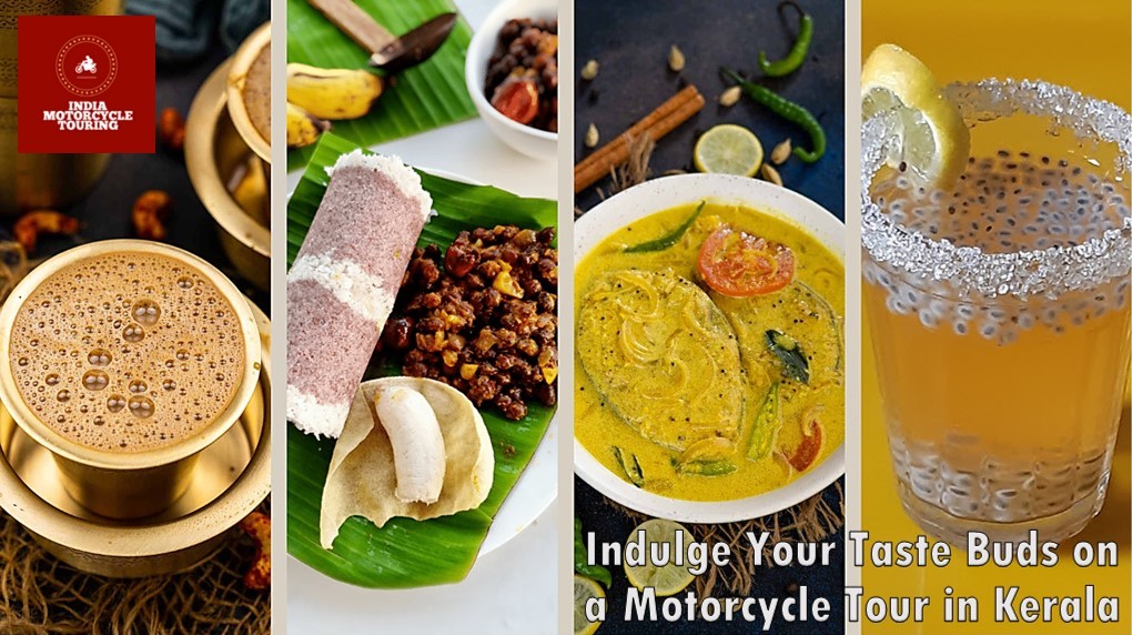 Indulge your taste buds on a motorcycle tour in Kerala.