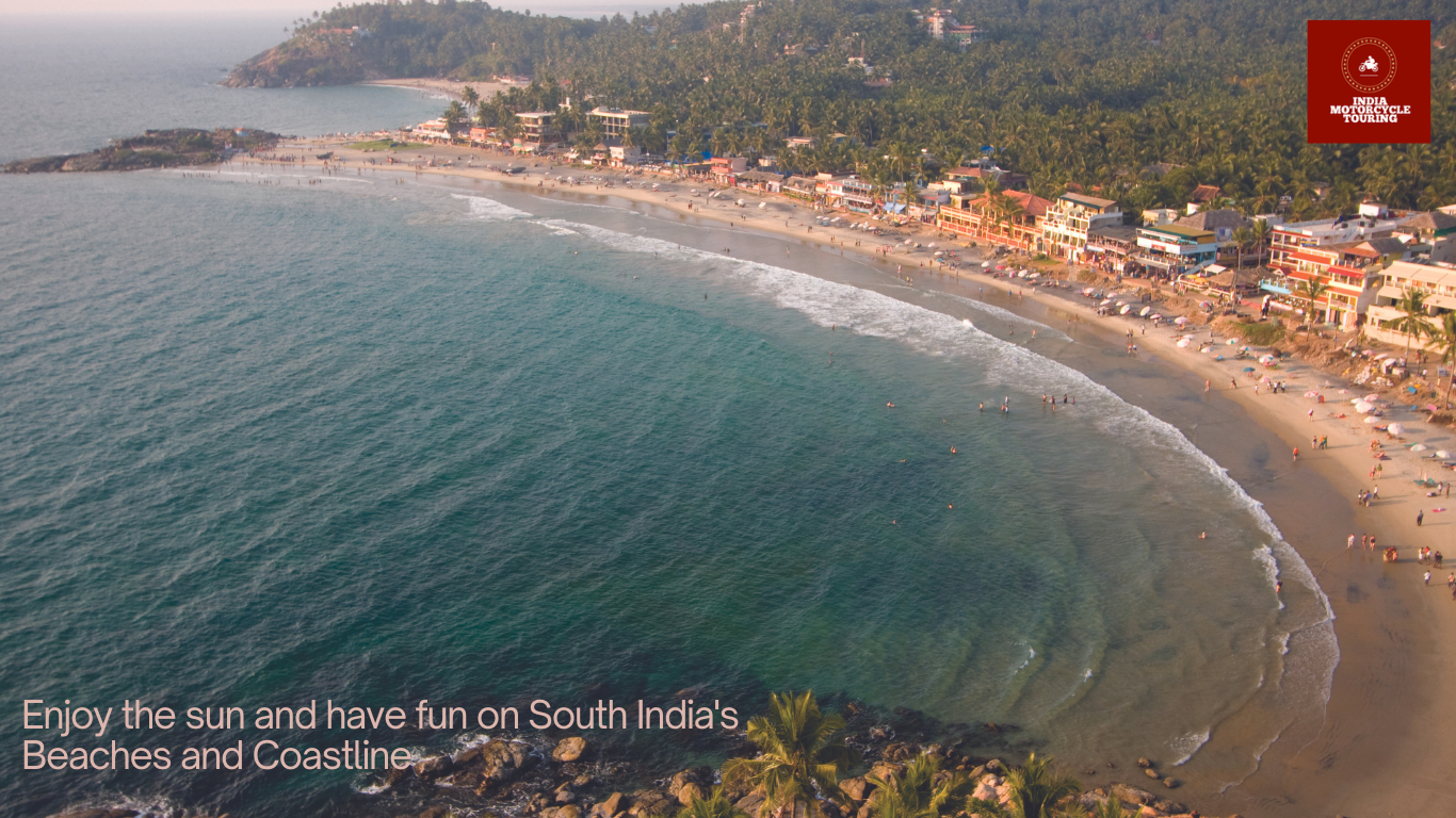 have fun on south India’s beaches and coastline on your motorcycle tours