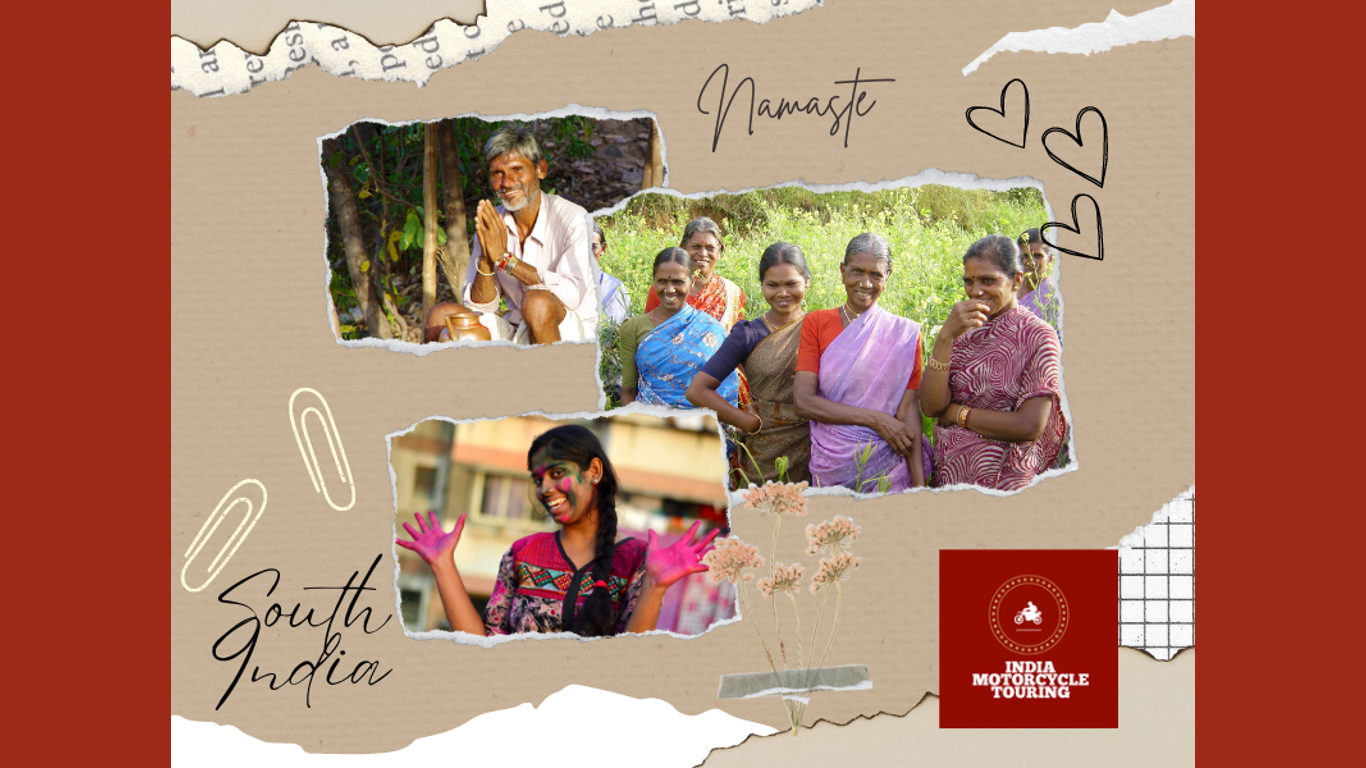 local people of South India greeting tourists with warm smile